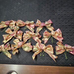 Rose & Gold Metallic Bows